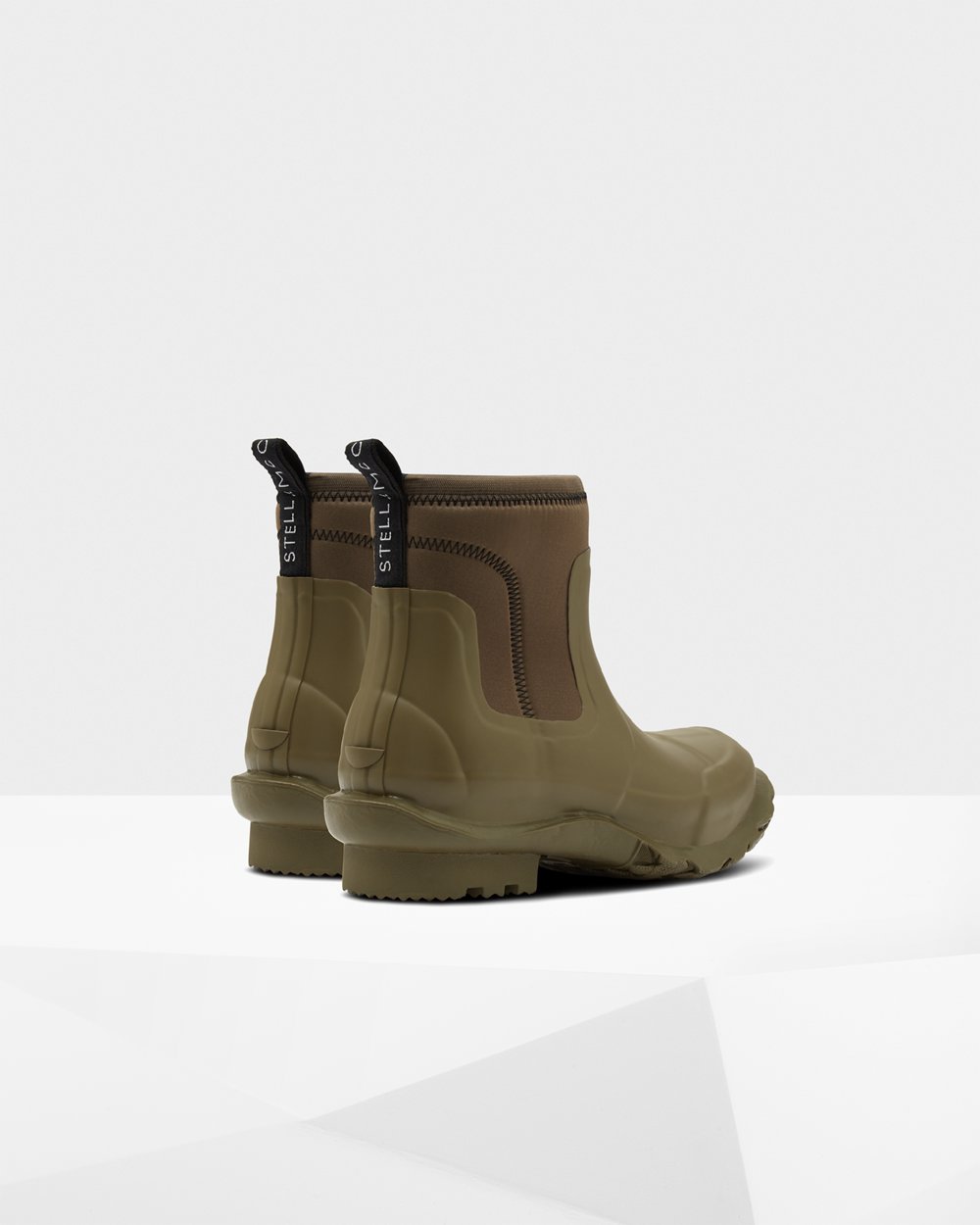 Bottes Chelsea Hunter Stella Mccartney X Femme Vert Olive AMBHFJE-92